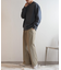 『セットアップ対応』 コーデュロイタックワイドパンツ