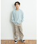 裏毛クルーネック切替スウェット(KIDS)