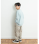 裏毛クルーネック切替スウェット(KIDS)