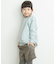 裏毛クルーネック切替スウェット(KIDS)