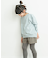 裏毛クルーネック切替スウェット(KIDS)