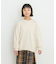 裏毛クルーネック切替スウェット(KIDS)