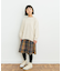 裏毛クルーネック切替スウェット(KIDS)