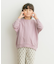 裏毛クルーネック切替スウェット(KIDS)
