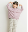 裏毛クルーネック切替スウェット(KIDS)