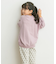 裏毛クルーネック切替スウェット(KIDS)