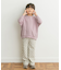 裏毛クルーネック切替スウェット(KIDS)