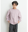 裏毛クルーネック切替スウェット(KIDS)