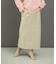パテントストレートスカート