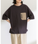 ナイロンポケット切替ハーフスリーブTEE