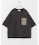 ナイロンポケット切替ハーフスリーブTEE