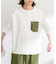ナイロンポケット切替ハーフスリーブTEE