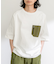 ナイロンポケット切替ハーフスリーブTEE