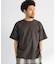 『接触冷感／イージーケア』リネン混ショートスリーブTシャツ