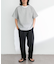 『接触冷感／イージーケア』リネン混ショートスリーブTシャツ