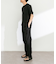 『接触冷感／イージーケア』リネン混ショートスリーブTシャツ