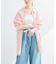 new basic　レーヨンシルクストライプオーバーシャツ