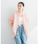 new basic　レーヨンシルクストライプオーバーシャツ