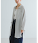 new basic　レーヨンシルクストライプオーバーシャツ
