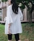 ハーフスリーブシアーワイドシャツ