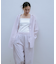 new basic　インドコットンサッカーストライプシャツ