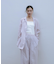new basic　インドコットンサッカーストライプシャツ