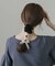 マルチWAYバイカラーヘアリボン