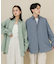 『ユニセックス』ブロードレギュラーカラールーズシャツ