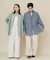 『ユニセックス』ブロードレギュラーカラールーズシャツ