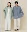 『ユニセックス』ブロードレギュラーカラールーズシャツ
