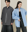 『ユニセックス』ブロードレギュラーカラールーズシャツ