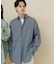 『ユニセックス』ブロードレギュラーカラールーズシャツ