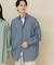 『ユニセックス』ブロードレギュラーカラールーズシャツ