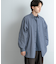 『ユニセックス』ブロードレギュラーカラールーズシャツ