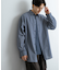 『ユニセックス』ブロードレギュラーカラールーズシャツ