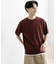 クルーネックニットショートスリーブTシャツ
