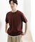 クルーネックニットショートスリーブTシャツ