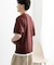 クルーネックニットショートスリーブTシャツ