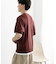 クルーネックニットショートスリーブTシャツ