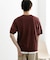 クルーネックニットショートスリーブTシャツ