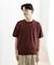 クルーネックニットショートスリーブTシャツ