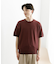 クルーネックニットショートスリーブTシャツ