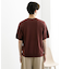 クルーネックニットショートスリーブTシャツ