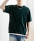 クルーネックニットショートスリーブTシャツ