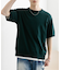 クルーネックニットショートスリーブTシャツ