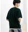 クルーネックニットショートスリーブTシャツ