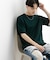 クルーネックニットショートスリーブTシャツ