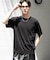 クルーネックニットショートスリーブTシャツ