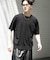 クルーネックニットショートスリーブTシャツ