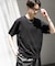 クルーネックニットショートスリーブTシャツ